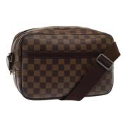 Louis Vuitton Vintage Pre-owned Canvas louis-vuitton-vskor Brown, Dam