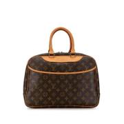 Louis Vuitton Vintage Pre-owned Canvas handvskor Brown, Dam