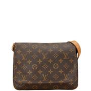 Louis Vuitton Vintage Pre-owned Canvas louis-vuitton-vskor Brown, Dam