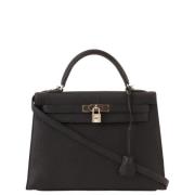 Hermès Vintage Pre-owned Tyg handvskor Black, Dam