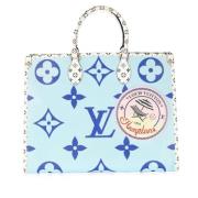 Louis Vuitton Vintage Pre-owned Canvas louis-vuitton-vskor Blue, Dam