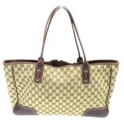 Gucci Vintage Pre-owned Canvas totevskor Brown, Dam