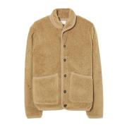 Universal Works Bekväm Fleece Lancaster Jacka Beige, Herr