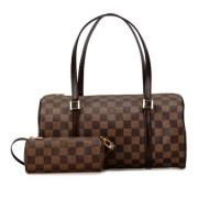 Louis Vuitton Vintage Pre-owned Canvas handvskor Brown, Dam