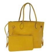 Louis Vuitton Vintage Pre-owned Laeder louis-vuitton-vskor Yellow, Dam