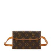 Louis Vuitton Vintage Pre-owned Canvas louis-vuitton-vskor Brown, Dam