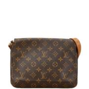 Louis Vuitton Vintage Pre-owned Canvas louis-vuitton-vskor Brown, Dam