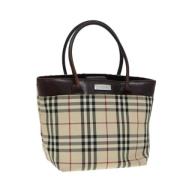 Burberry Vintage Pre-owned Tyg handvskor Beige, Dam