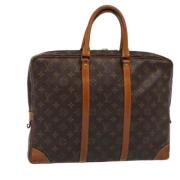 Louis Vuitton Vintage Pre-owned Canvas louis-vuitton-vskor Brown, Dam