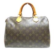 Louis Vuitton Vintage Pre-owned Canvas handvskor Brown, Dam