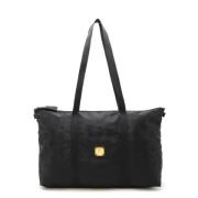 MCM Pre-owned Pre-owned Canvas axelremsvskor Black, Dam