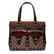 Louis Vuitton Vintage Pre-owned Canvas handvskor Brown, Dam