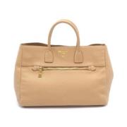 Prada Vintage Pre-owned Laeder prada-vskor Beige, Dam