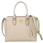 Prada Vintage Pre-owned Laeder prada-vskor Beige, Dam