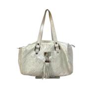 Louis Vuitton Vintage Pre-owned Laeder axelremsvskor Gray, Dam