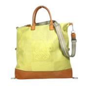 Louis Vuitton Vintage Pre-owned Tyg handvskor Yellow, Dam