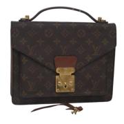 Louis Vuitton Vintage Pre-owned Canvas louis-vuitton-vskor Brown, Dam