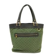 Louis Vuitton Vintage Pre-owned Tyg handvskor Green, Dam