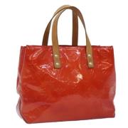 Louis Vuitton Vintage Pre-owned Laeder axelremsvskor Red, Dam