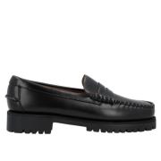 Sebago Dam Läder Moccasin Dan Lug Svart Black, Dam