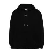 Gcds Bling Logo Hoodie Svart Black, Herr