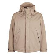 Ten C Beige Anorak Huva Jacka Vattenavvisande Beige, Herr