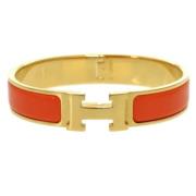 Hermès Vintage Pre-owned Metall armband Yellow, Dam