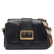 Burberry Vintage Pre-owned Laeder crossbodyvskor Black, Dam