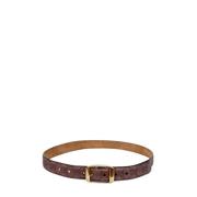 Gucci Vintage Pre-owned Tyg skrp Brown, Dam