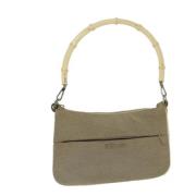 Gucci Vintage Pre-owned Canvas gucci-vskor Beige, Dam