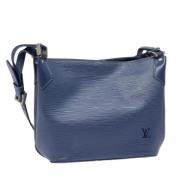 Louis Vuitton Vintage Pre-owned Laeder louis-vuitton-vskor Blue, Dam