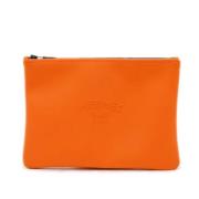 Hermès Vintage Pre-owned Plast kuvertvskor Orange, Dam