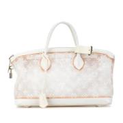 Louis Vuitton Vintage Pre-owned Nylon handvskor White, Dam