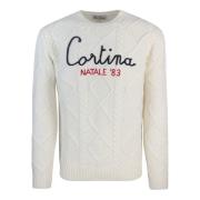 MC2 Saint Barth Bergen Crewneck Sweater Vit White, Herr