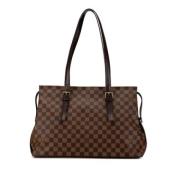 Louis Vuitton Vintage Pre-owned Canvas louis-vuitton-vskor Brown, Dam