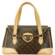 Louis Vuitton Vintage Pre-owned Canvas handvskor Brown, Dam