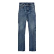 Saint Laurent Regular Fit Denim Jeans Blue, Dam