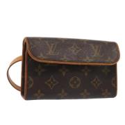 Louis Vuitton Vintage Pre-owned Canvas louis-vuitton-vskor Brown, Dam