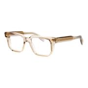 Cutler And Gross Stiliga Optiska Glasögon Modell 1410 Beige, Unisex