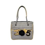 Chanel Vintage Pre-owned Canvas chanel-vskor Multicolor, Dam