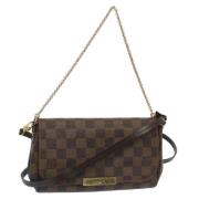 Louis Vuitton Vintage Pre-owned Canvas louis-vuitton-vskor Brown, Dam