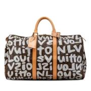 Louis Vuitton Vintage Pre-owned Canvas handvskor Brown, Dam