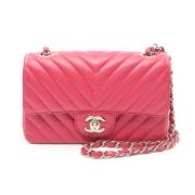 Chanel Vintage Pre-owned Laeder chanel-vskor Pink, Dam