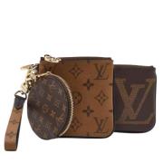 Louis Vuitton Vintage Pre-owned Laeder kuvertvskor Brown, Dam