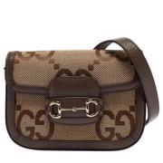 Gucci Vintage Pre-owned Canvas gucci-vskor Brown, Dam