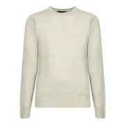 Daniele Fiesoli Vit Stickat Plagg Aw24 White, Herr