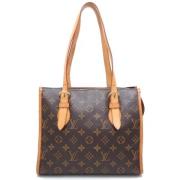 Louis Vuitton Vintage Pre-owned Canvas handvskor Brown, Dam