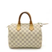 Louis Vuitton Vintage Pre-owned Tyg louis-vuitton-vskor Beige, Dam