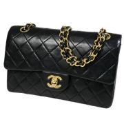 Chanel Vintage Pre-owned Laeder chanel-vskor Black, Dam