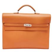 Hermès Vintage Pre-owned Laeder portfljer Orange, Herr